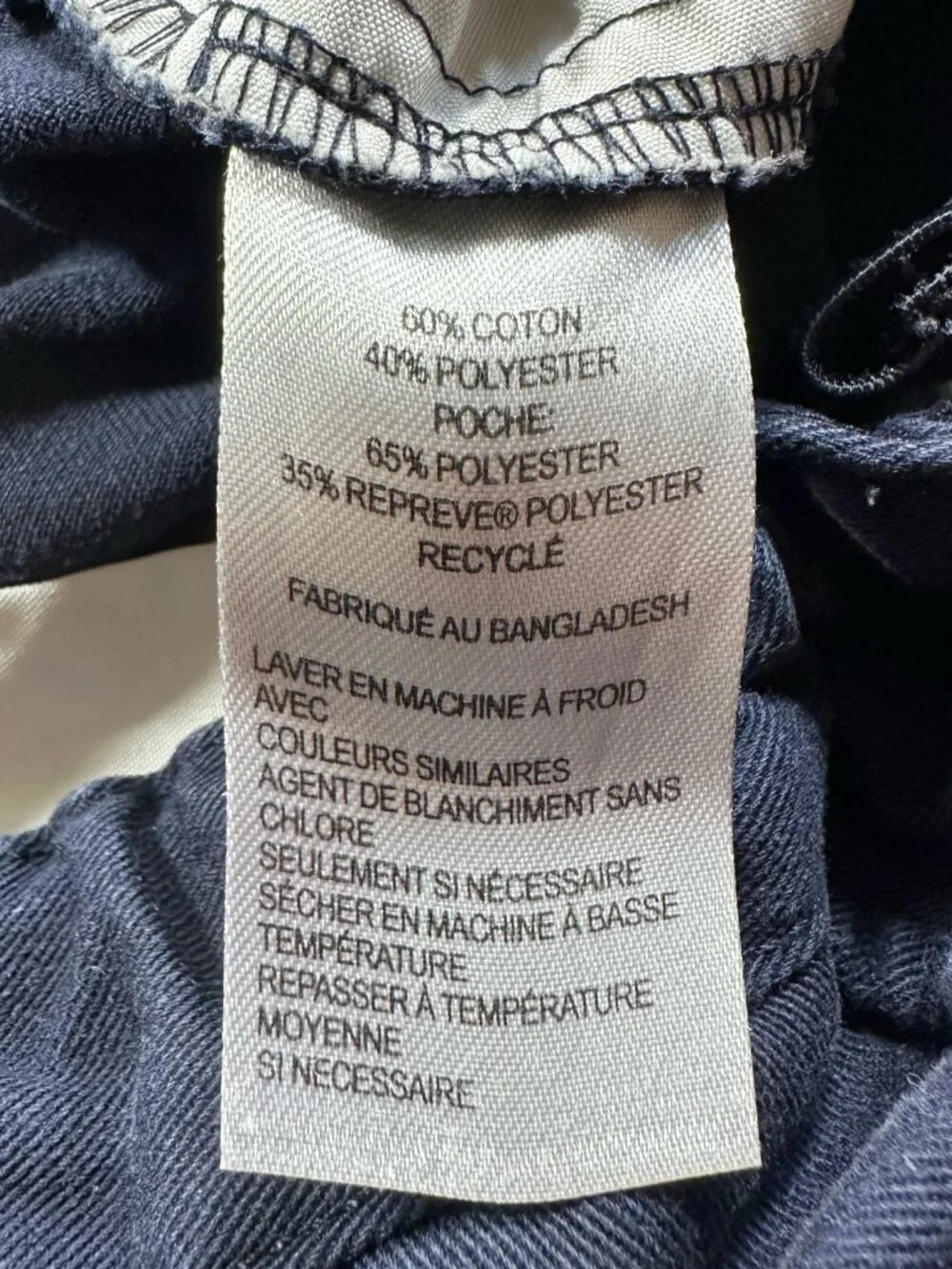 French Toast Flat‎ Front Pants Boys Size 18 Dark Navy Blue, Pre-Owned